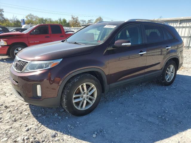 KIA SORENTO LX 2014 with VIN 5XYKT3A63EG460923 - Photo from auction