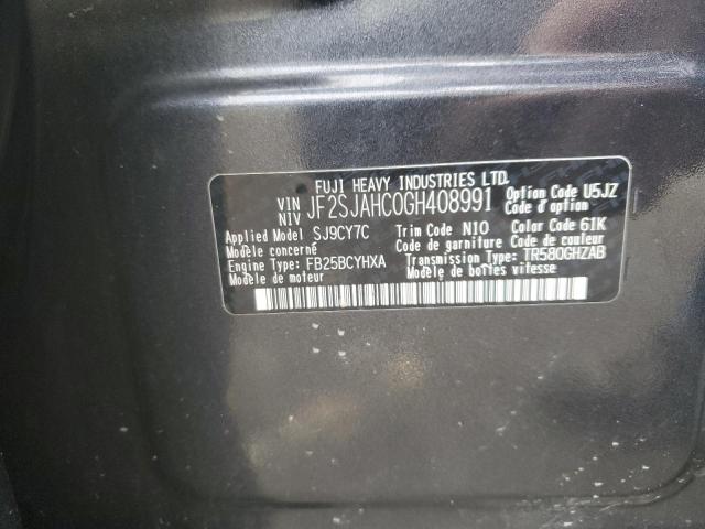 صورة رقم 14 من المزاد - 2016 SUBARU FORESTER 2 مع VIN JF2SJAHC0GH408991
