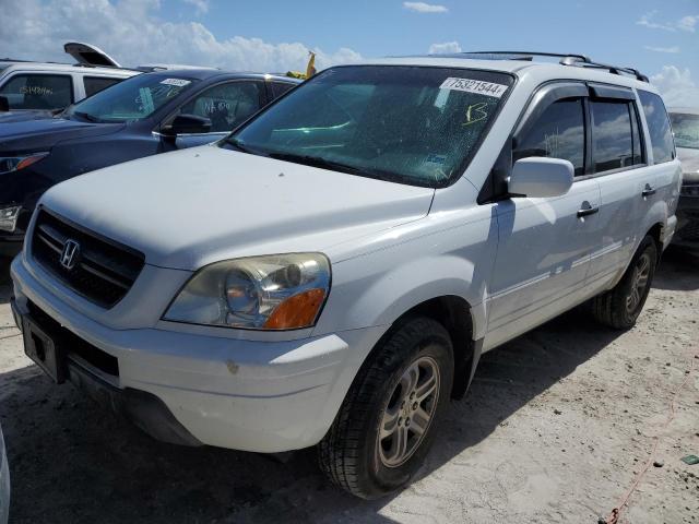 HONDA PILOT EXL 2005 with VIN 2HKYF18755H545968 - Photo from auction