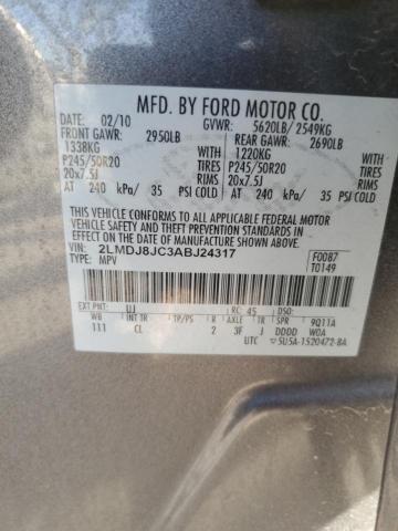Photo 14 from auction – 2010 LINCOLN MKX with VIN 2LMDJ8JC3ABJ24317