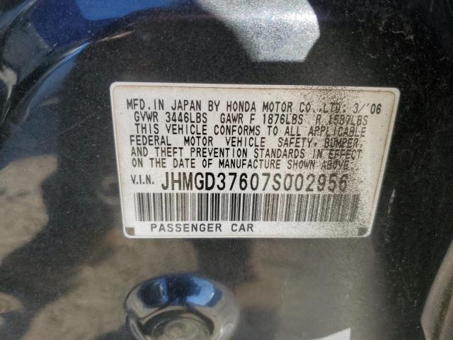 Photo 14 from auction – 2007 HONDA FIT S with VIN JHMGD37607S002956
