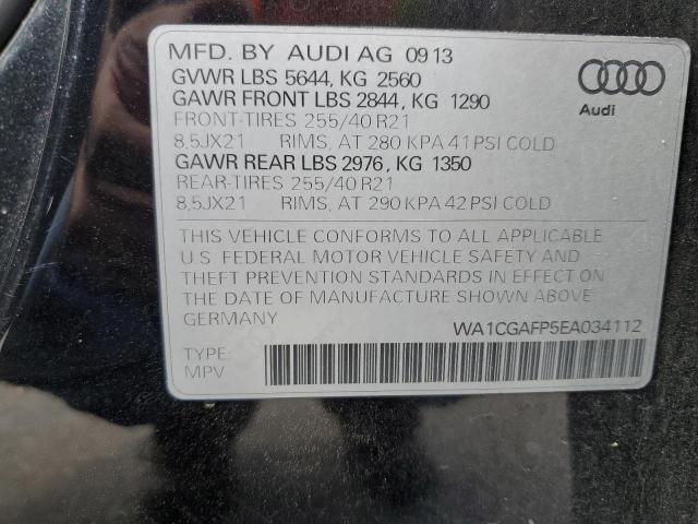 Photo 14 from auction – 2014 AUDI SQ5 PREMIU with VIN WA1CGAFP5EA034112