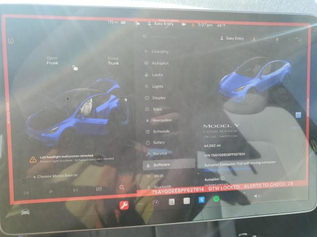 Photo 9 from auction – 2023 TESLA MODEL Y with VIN 7SAYGDEE8PF627814