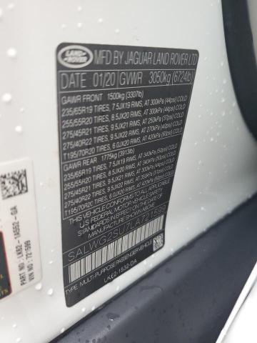 Photo 14 from auction – 2020 LAND ROVER RANGE ROVE with VIN SALWG2SU7LA721599