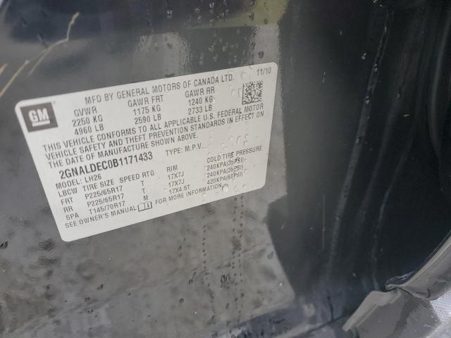 Фото 14 с аукциона – 2011 CHEVROLET EQUINOX LT с VIN 2GNALDEC0B1171433