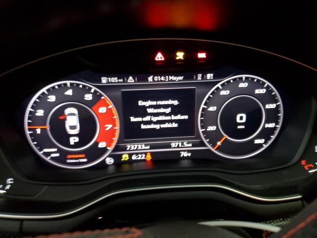 Photo 9 from auction – 2018 AUDI S5 PRESTIG with VIN WAUC4CF56JA008909