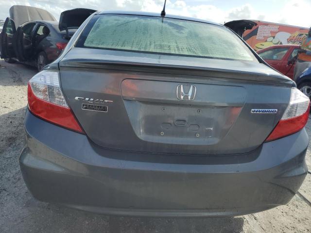 Photo 6 from auction – 2012 HONDA CIVIC HYBR with VIN JHMFB4F35CS003626