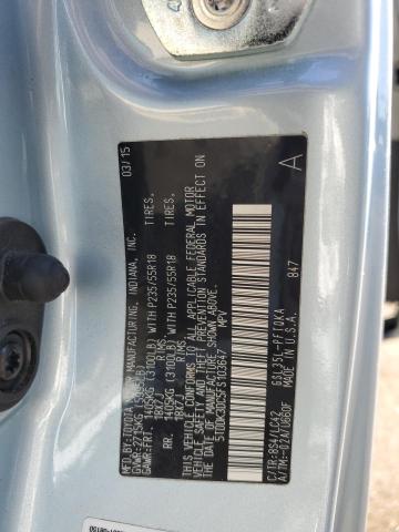 Photo 14 from auction – 2015 TOYOTA SIENNA XLE with VIN 5TDDK3DC5FS103647