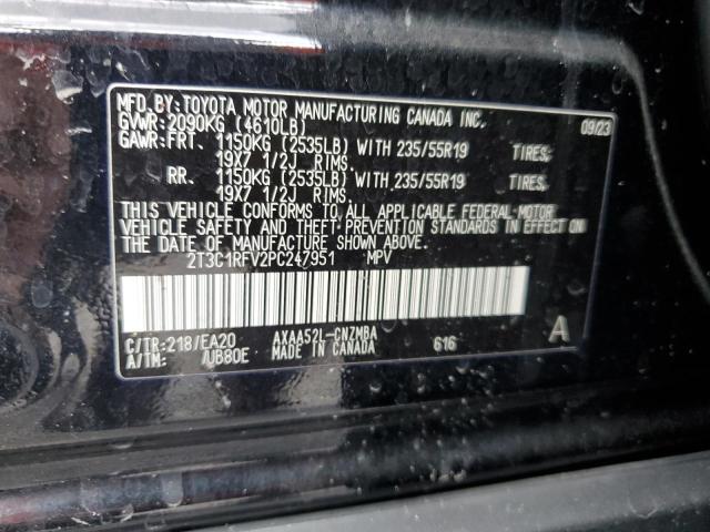Photo 14 from auction – 2023 TOYOTA RAV4 XLE P with VIN 2T3C1RFV2PC247951