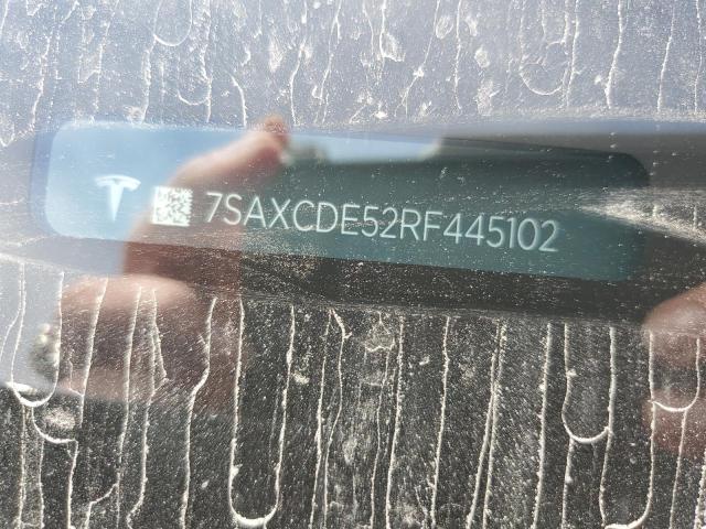 Photo 14 from auction – 2024 TESLA MODEL X with VIN 7SAXCDE52RF445102