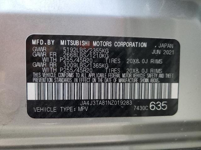 Photo 14 from auction – 2022 MITSUBISHI OUTLANDER with VIN JA4J3TA81NZ019283