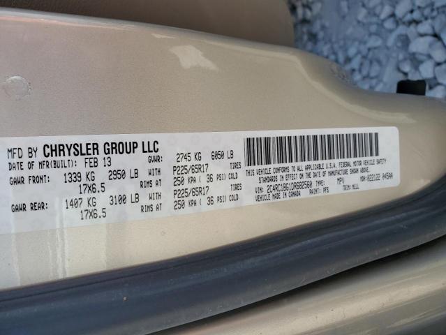 Photo 14 from auction – 2013 CHRYSLER TOWN & COU with VIN 2C4RC1BG1DR682560