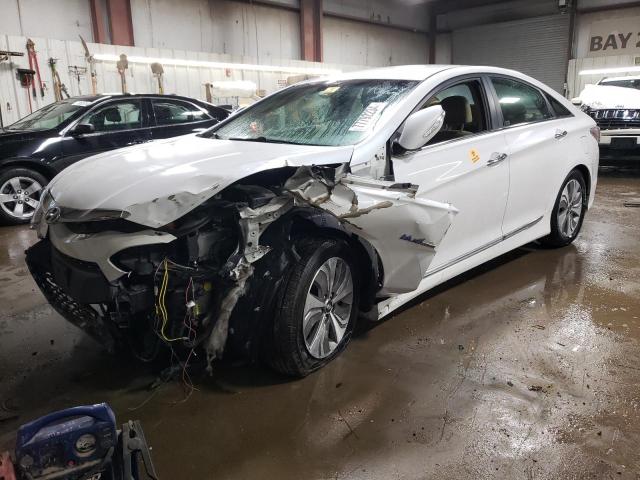 HYUNDAI SONATA HYB 2015 with VIN KMHEC4A49FA130735 - Photo from auction