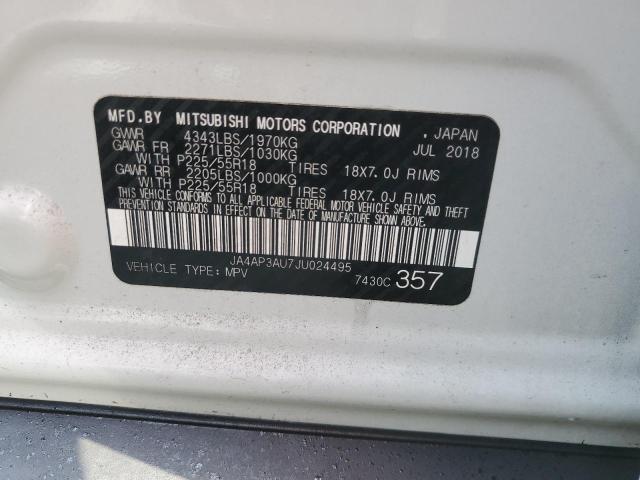 صورة رقم 14 من المزاد - 2018 MITSUBISHI OUTLANDER مع VIN JA4AP3AU7JU024495