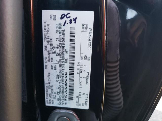 Photo 14 from auction – 2021 FORD ESCAPE TIT with VIN 1FMCU9J92MUA71214
