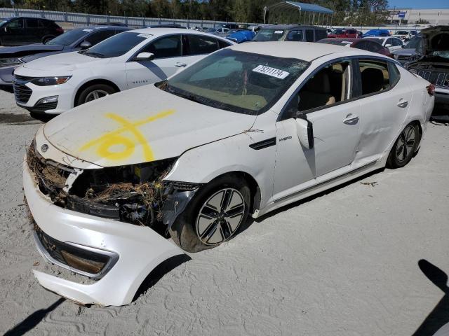 KIA OPTIMA HYB 2013 with VIN KNAGM4ADXD5061325 - Photo from auction