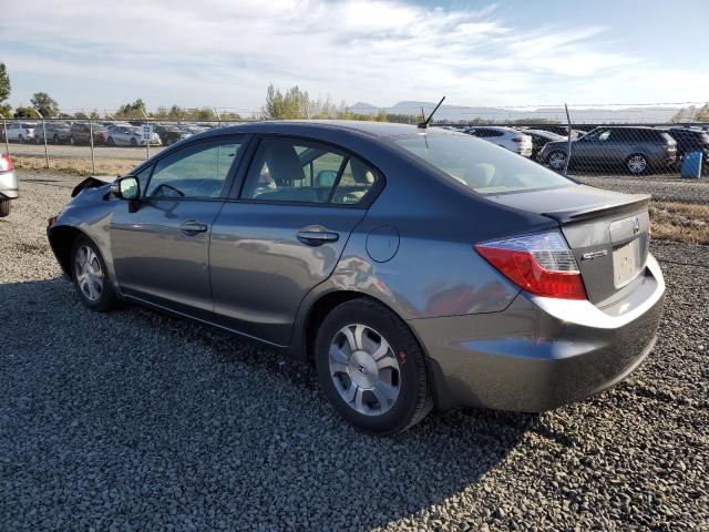Photo 2 from auction – 2012 HONDA CIVIC HYBR with VIN JHMFB4F28CS009850