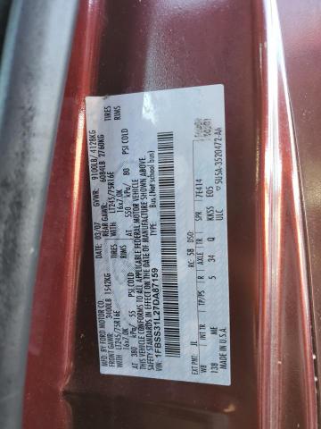 Photo 14 from auction – 2007 FORD ECONOLINE with VIN 1FBSS31L27DA87159