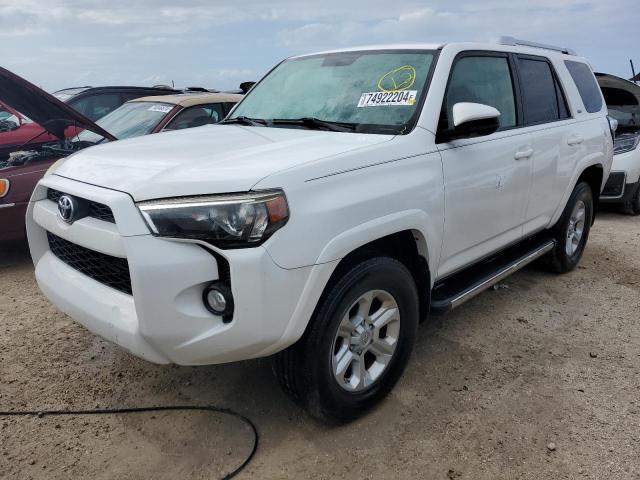 TOYOTA 4RUNNER SR 2016 with VIN JTEBU5JRXG5345777 - Photo from auction