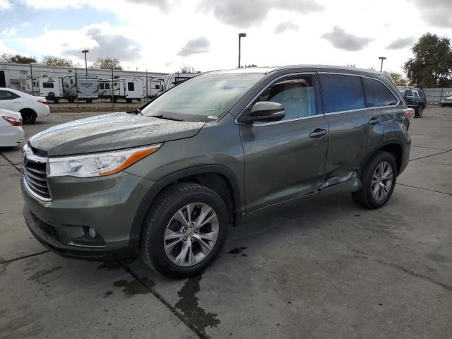 TOYOTA HIGHLANDER 2014 with VIN 5TDKKRFH6ES020164 - Photo from auction