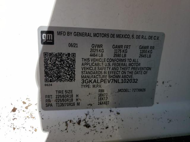 Photo 14 from auction – 2022 GMC TERRAIN SL with VIN 3GKALPEV7NL102032