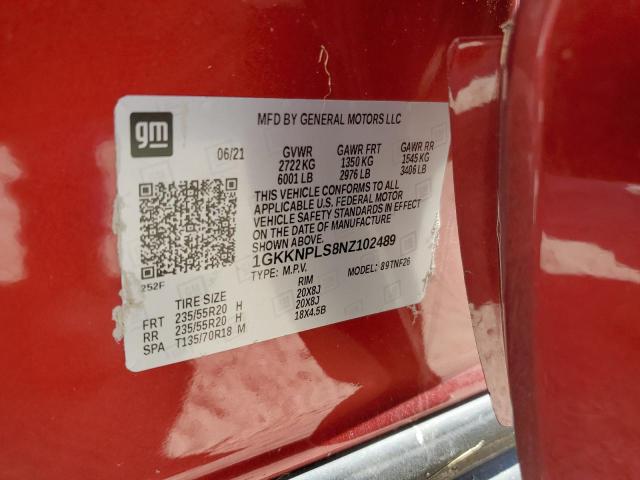 Photo 14 from auction – 2022 GMC ACADIA DEN with VIN 1GKKNPLS8NZ102489