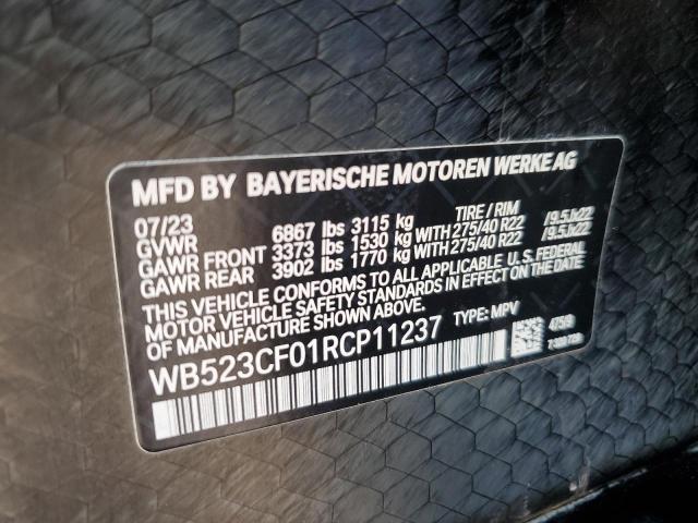 Photo 14 from auction – 2024 BMW IX XDRIVE5 with VIN WB523CF01RCP11237