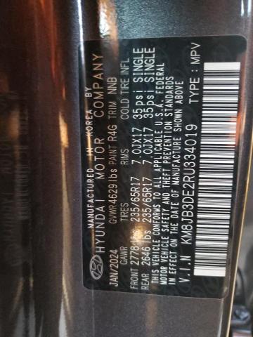 Photo 14 from auction – 2024 HYUNDAI TUCSON SEL with VIN KM8JB3DE2RU334019