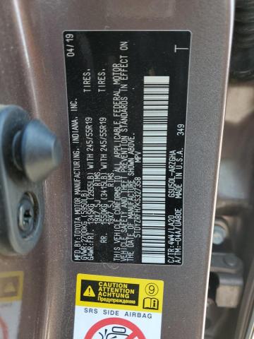 Photo 14 from auction – 2019 TOYOTA HIGHLANDER with VIN 5TDYZRFH7KS327358