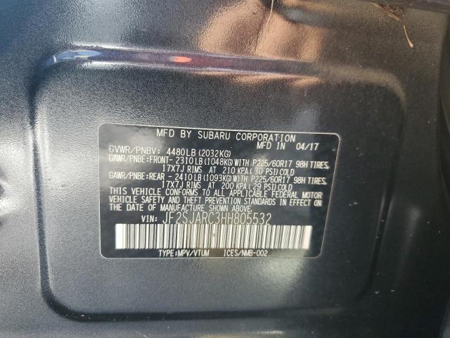 Photo 14 from auction – 2017 SUBARU FORESTER 2 with VIN JF2SJARC3HH805532