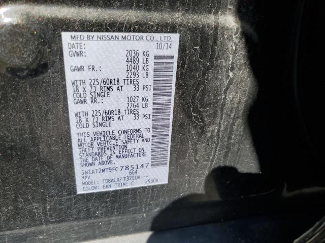 Photo 14 from auction – 2015 NISSAN ROGUE S with VIN 5N1AT2MT9FC785147