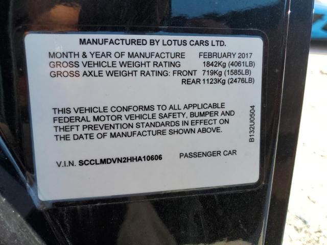 Photo 14 from auction – 2017 LOTUS EVORA with VIN SCCLMDVN2HHA10606