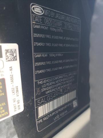Photo 14 from auction – 2020 LAND ROVER RANGE ROVE with VIN SALGS4RY4LA413944