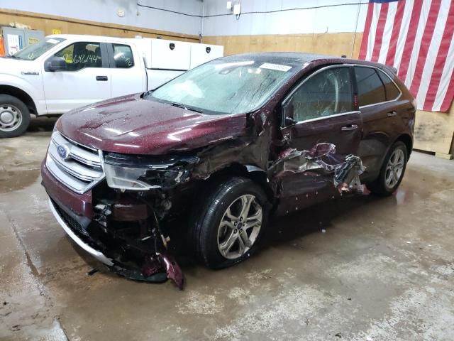 FORD EDGE TITAN 2017 with VIN 2FMPK4K86HBB55824 - Photo from auction