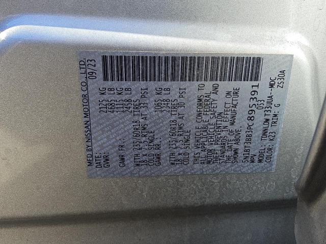 Photo 14 from auction – 2023 NISSAN ROGUE SV with VIN 5N1BT3BB3PC895391