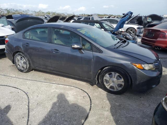Photo 4 from auction – 2012 HONDA CIVIC HYBR with VIN JHMFB4F35CS003626
