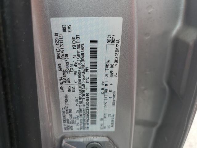 Photo 14 from auction – 2014 FORD ESCAPE SE with VIN 1FMCU0GX5EUC48910
