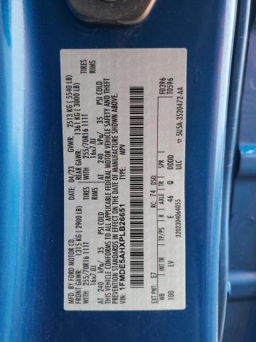 Photo 14 from auction – 2023 FORD BRONCO BAS with VIN 1FMDE5AHXPLB26651