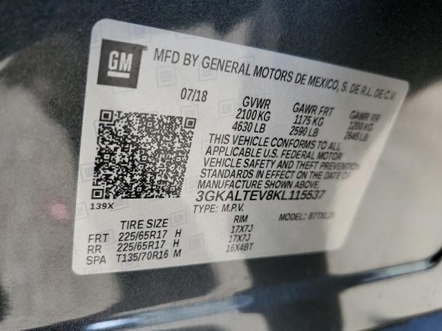 Photo 14 from auction – 2019 GMC TERRAIN SL with VIN 3GKALTEV8KL115537