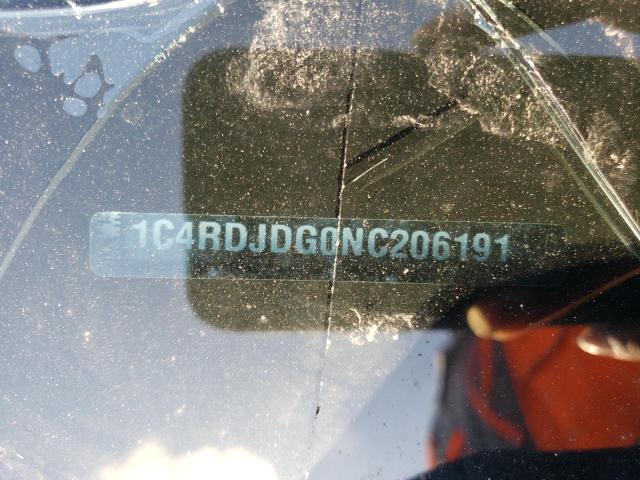 Photo 14 from auction – 2022 DODGE DURANGO GT with VIN 1C4RDJDG0NC206191