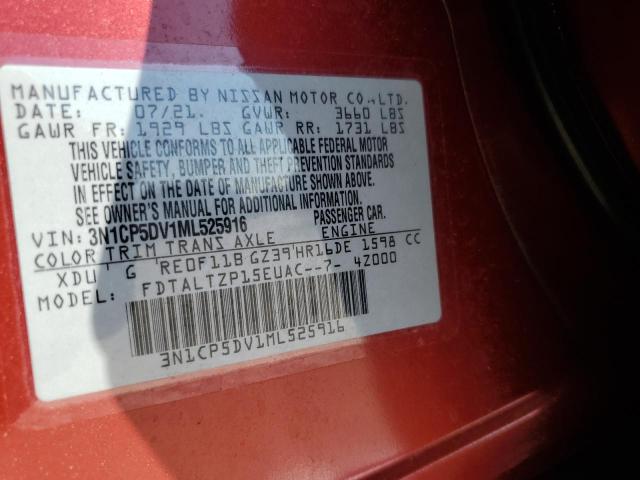 Photo 14 from auction – 2021 NISSAN KICKS SR with VIN 3N1CP5DV1ML525916