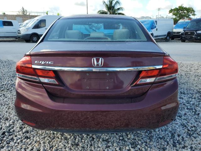Photo 6 from auction – 2013 HONDA CIVIC LX with VIN 19XFB2F50DE054236