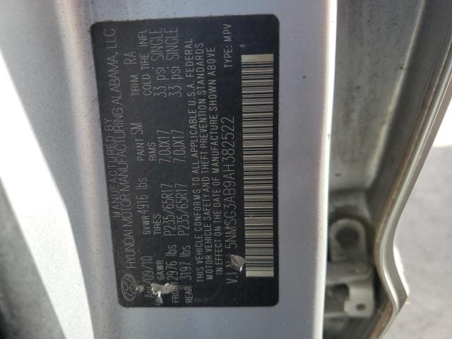 Photo 14 from auction – 2010 HYUNDAI SANTA FE G with VIN 5NMSG3AB9AH382522