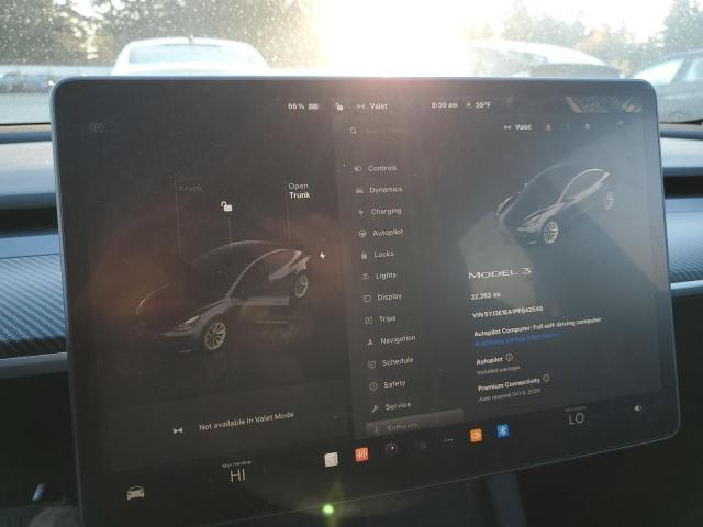 Photo 9 from auction – 2023 TESLA MODEL 3 with VIN 5YJ3E1EA1PF642549