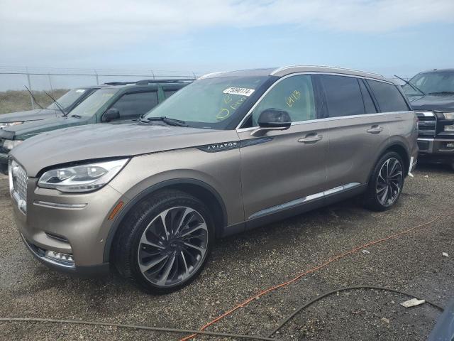 LINCOLN AVIATOR RE 2021 with VIN 5LM5J7XC3MGL09091 - Photo from auction