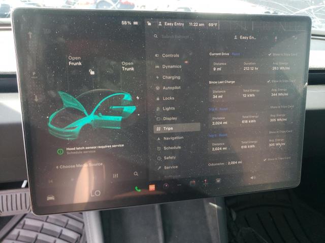 Photo 9 from auction – 2024 TESLA MODEL 3 with VIN 5YJ3E1EA0RF828280