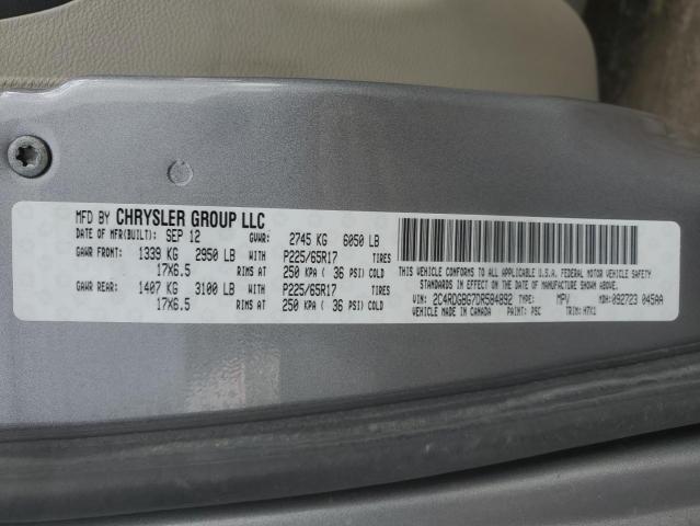 Photo 14 from auction – 2013 DODGE GRAND CARA with VIN 2C4RDGBG7DR584892