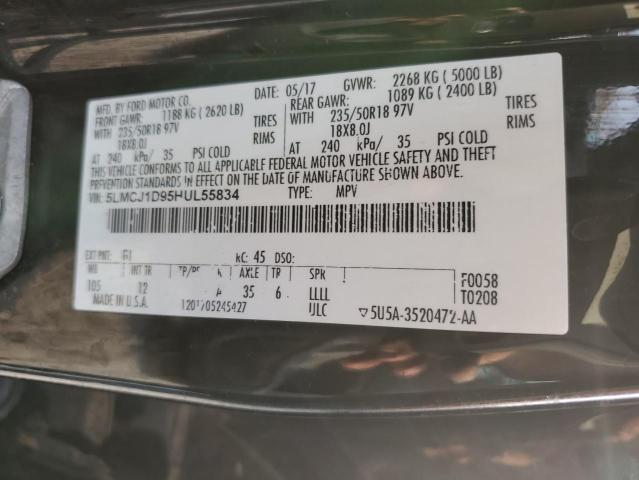 Photo 14 from auction – 2017 LINCOLN MKC PREMIE with VIN 5LMCJ1D95HUL55834