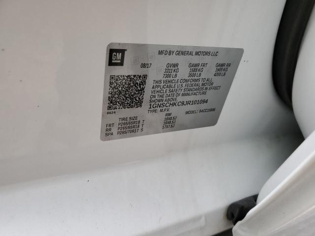 Photo 14 from auction – 2018 CHEVROLET SUBURBAN C with VIN 1GNSCHKC9JR101094