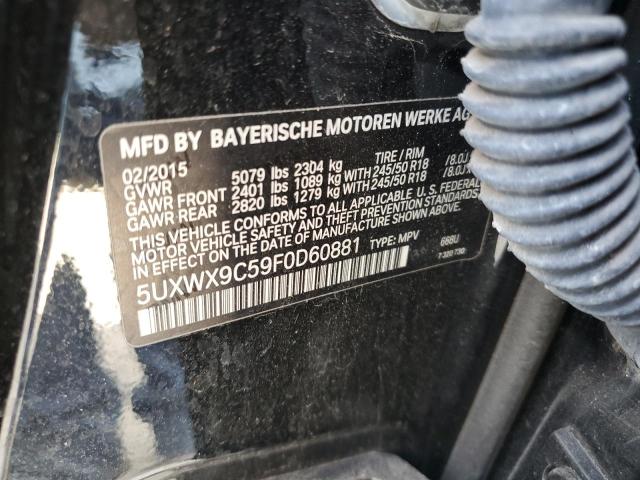 Photo 14 from auction – 2015 BMW X3 XDRIVE2 with VIN 5UXWX9C59F0D60881